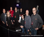 Our rockin' orchestra: L to R: Duane Sciacqua, Becky, Shelby Eicher, Farren Mayfield, Jim Loftin, Ron Boren, Jared Johnson and Jim Paul Blair.